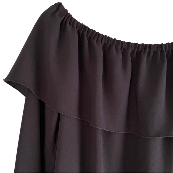 ARITZIA Wilfred Morel Off Shoulder Blouse, Black, Size Small - Picture 3 of 9